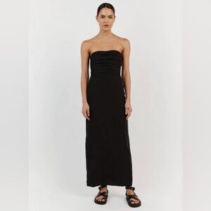 DISSH Shelby Black Midi Dress. Size US 2.